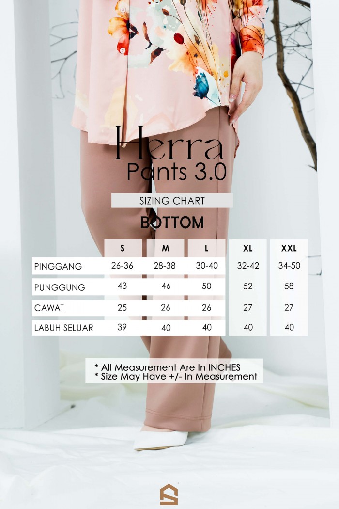 HERRA PANTS 3.0 - Sepia